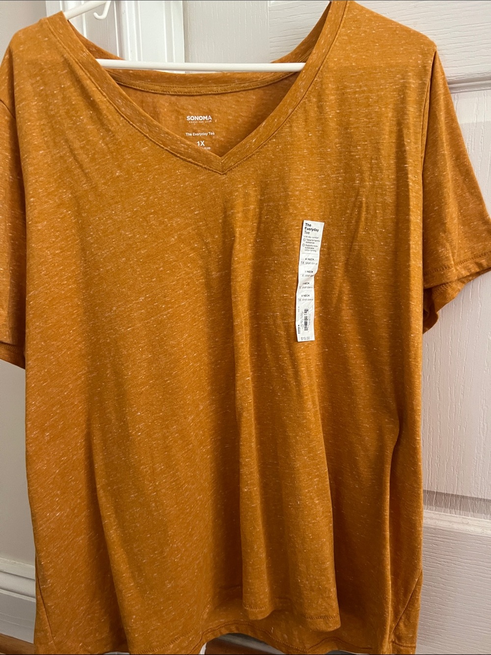 NWT  Womens Sonoma The Everyday Tee: Size 1X